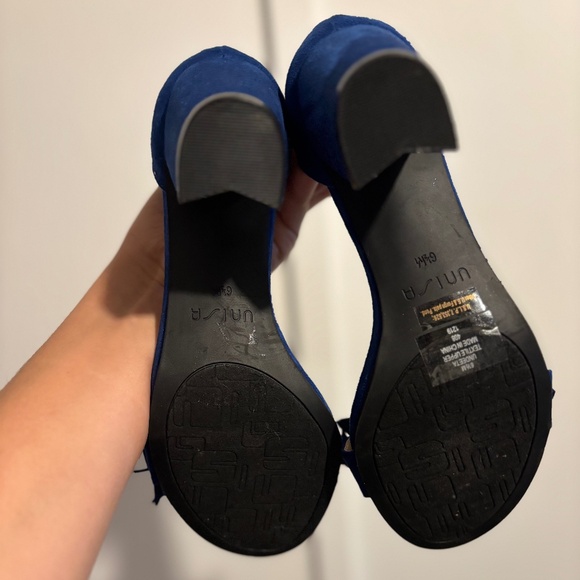 Unisa Royal Blue Ruffle Heals - Picture 3 of 5